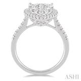 Pear Shape Lovebright Essential Diamond Engagement Ring