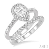 Pear Shape Diamond Wedding Set