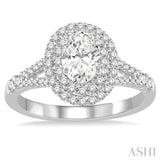 Oval Shape Diamond Engagement Ring