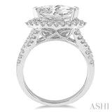 Marquise Shape Semi-Mount Diamond Engagement Ring