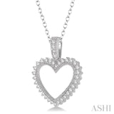 Heart Shape Diamond Pendant