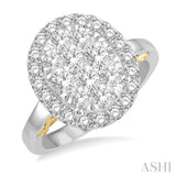 Oval Shape Lovebright Essential Diamond Ring