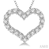 Heart Shape Diamond Pendant