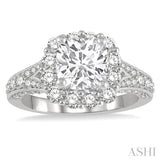 Semi-Mount Diamond Engagement Ring