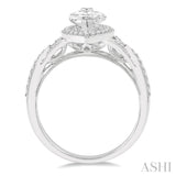 Marquise Shape Semi-Mount Diamond Engagement Ring