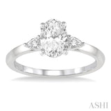 Oval Shape Diamond Engagement Ring