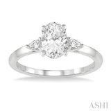 Oval Shape Diamond Engagement Ring