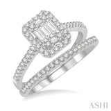 Fusion Diamond Wedding Set