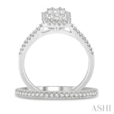 Fusion Diamond Wedding Set