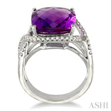 Gemstone & Diamond Ring