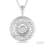 Silver Emotion Diamond Fashion Pendant