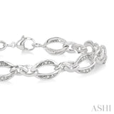 Silver Diamond Bracelet