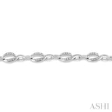 Silver Diamond Bracelet