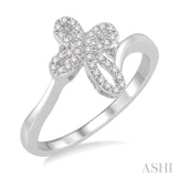 Cross Diamond Fashion Ring