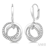 Circle Diamond Fashion Earrings