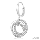 Circle Diamond Fashion Earrings