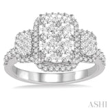 Past Present & Future Lovebright Diamond Engagement Ring