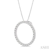 Circle Diamond Pendant