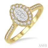 Oval Shape Lovebright Diamond Ring