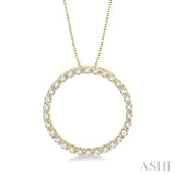 Circle Diamond Pendant