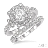 Fusion Diamond Wedding Set