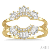 Baguette Diamond Insert Ring