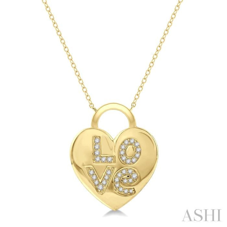 Heart-Shaped Lock Pendant with initials for Women -Black Friday Jewelry Sales 2023
