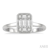 Bezel Set Fusion Diamond Ring