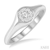 Lovebright Essential Diamond Signet Ring