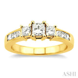 Past Present & Future Diamond Engagement Ring