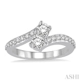 2 Stone Diamond Ring