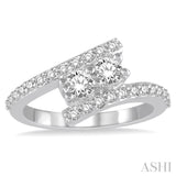 2 Stone Diamond Ring