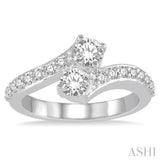 2 Stone Diamond Ring