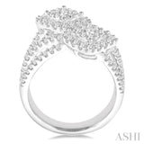 2 Stone Lovebright Diamond Fashion Ring