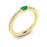 14 KT Yellow Gold Gemstone Ring