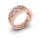 Diamond Open Weave Ring