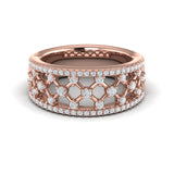 Diamond Open Weave Ring