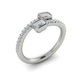 Diamond Baguette Wrap Ring