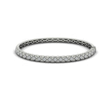 Diamond Tufted Vlora Star Hinged Bangle