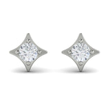 Diamond Vlora Star Stud Earrings