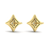 Diamond Vlora Star Stud Earrings