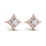 Diamond Vlora Star Stud Earrings