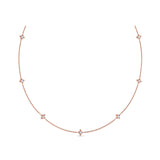 Multi Diamond Vlora Star Necklace