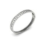 Diamond Vlora Star Hinged Bangle